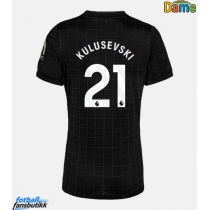 Tottenham Hotspur Dejan Kulusevski #21 Bortedrakt Dame 2025-26 Kortermet